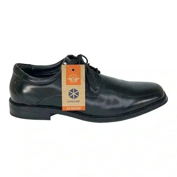 Dockers Irving Black Patent Leather Mens Oxfords Size 12M - Picture 9 of 14